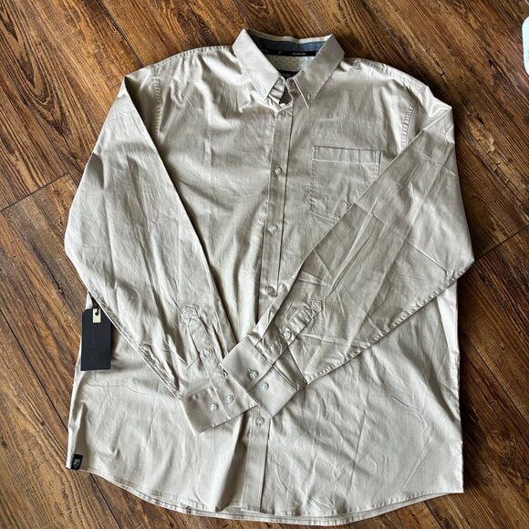 Rank 45 Other - *NWT* Rank 45 Tan Buttondown Men's Shirt - XL Rodeo, Western Cowboy Casual